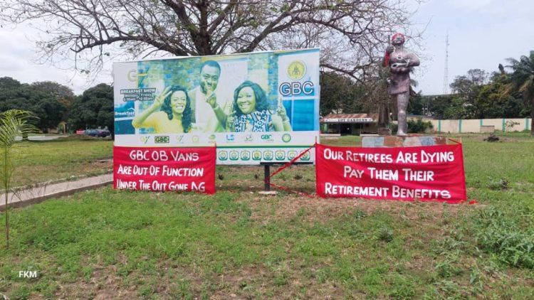 Demonstration: GBC workers call for removal of Director-General