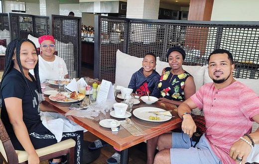 Van Vicker and his family