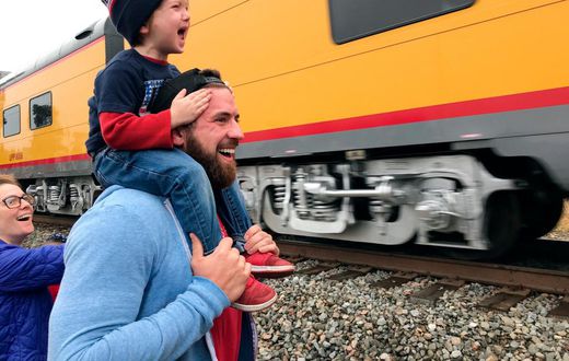 h.w. bush train