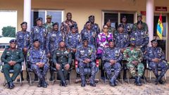 IGP leads police team to visit GAF Central Command, Ksi Central Prison, others