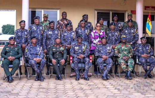 IGP leads police team to visit GAF Central Command, Ksi Central Prison, others