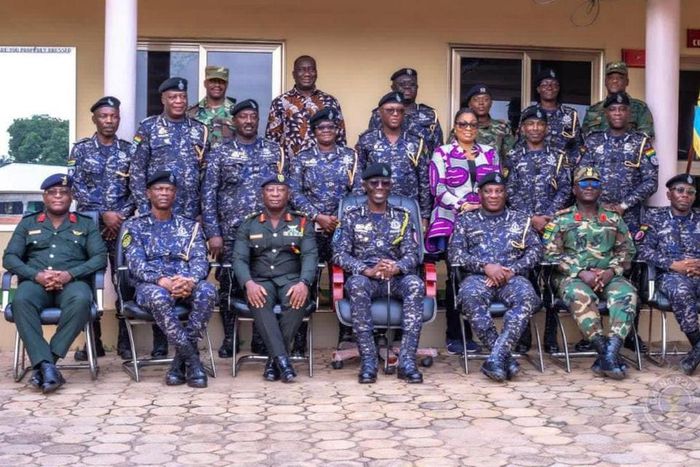 IGP leads police team to visit GAF Central Command, Ksi Central Prison, others