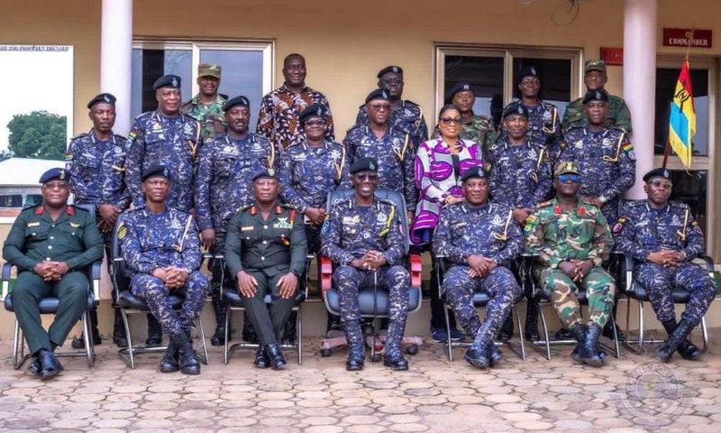 IGP leads police team to visit GAF Central Command, Ksi Central Prison, others