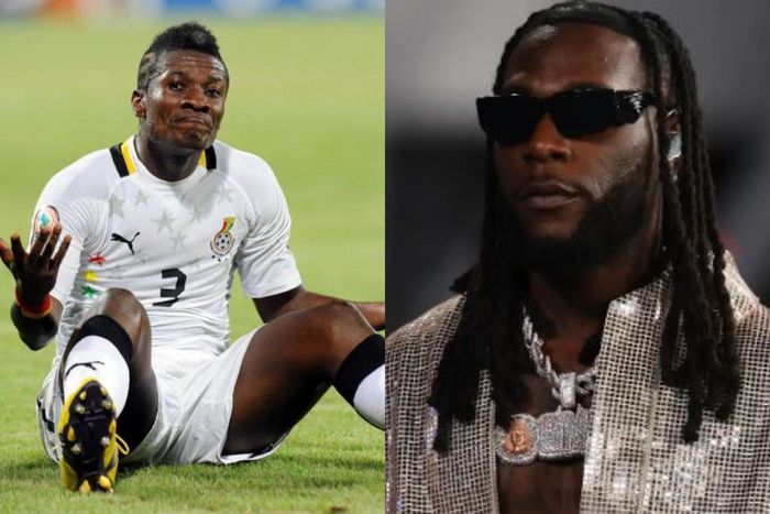 Asamoah Gyan reacts to Burna Boy’s song that mentioned his World Cup penalty miss