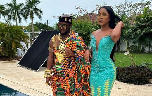King Promise and Efia Odo