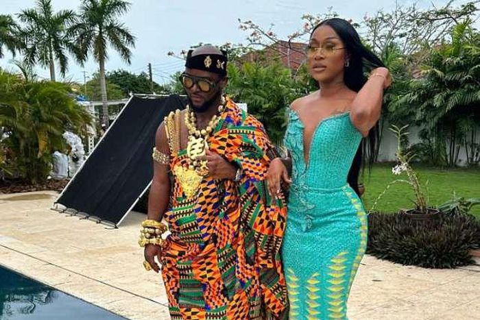 King Promise and Efia Odo