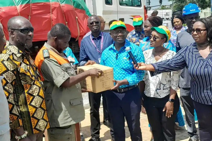 Ken Ofori-Atta made the donation