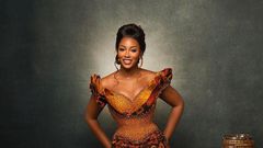 Bride in kente