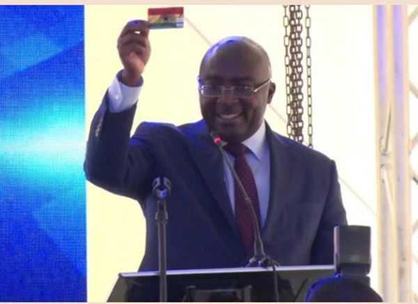 Ghanaians will use Ghana cards to buy cars on credit soon - Bawumia announces
