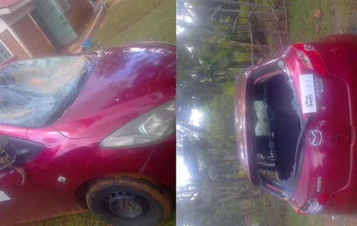 Man angry as ‘violent mum’ destroys car he bought for dad on his birthday