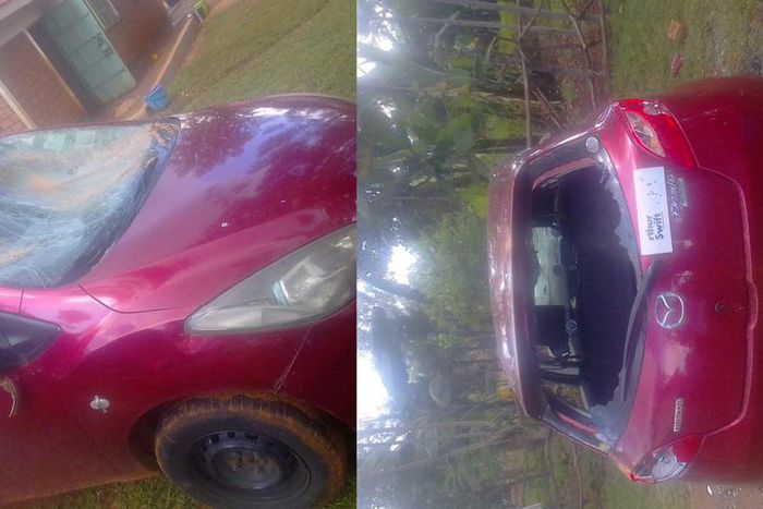 Man angry as ‘violent mum’ destroys car he bought for dad on his birthday