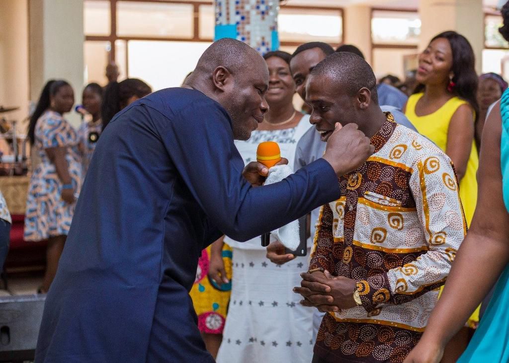 Showers of blessings as Uncle Ato rocks Kokomlemle Methodist Church (Pictures)