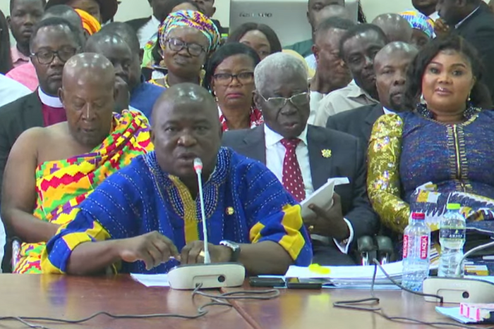 Alexander Akwasi Acquah at Parliament's Appointment Committee