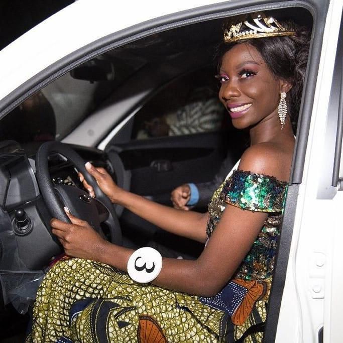 Nana Ama Benson, a 23-year-old graduate of the University Ghana Nursing School  who represented  the Central Region has been crowned Miss Ghana 2018.