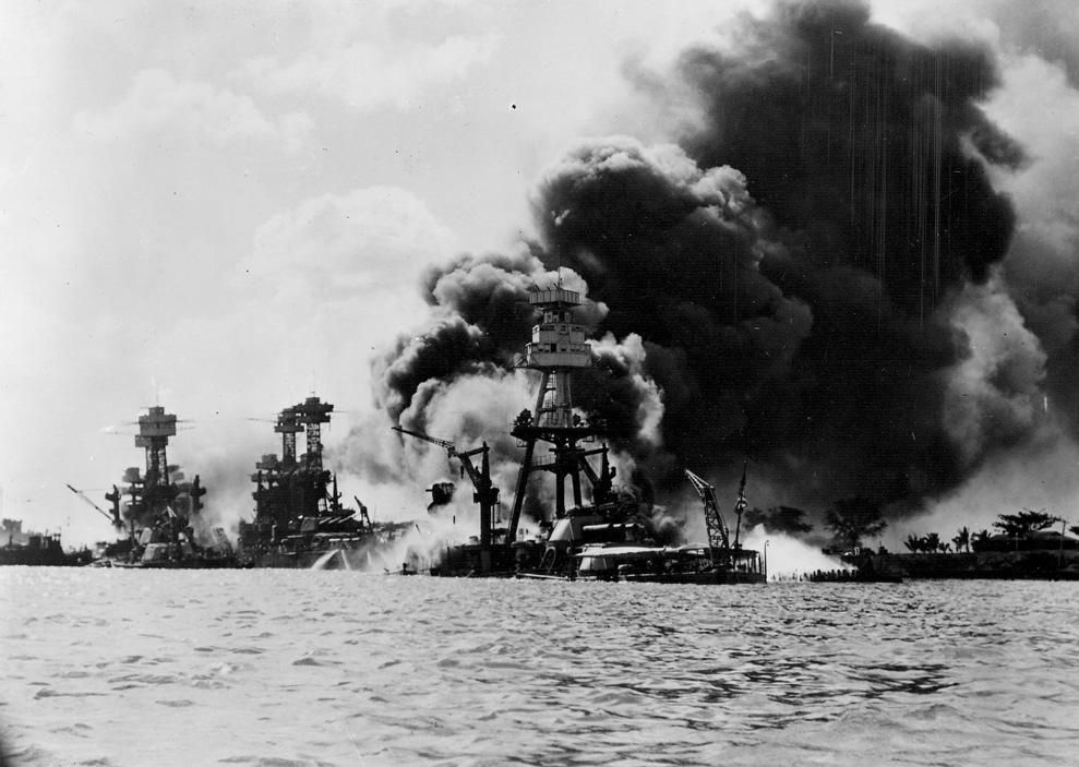 Unforgettable photos from the Japanese attack on Pearl Harbor, 77 years ago today