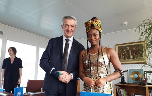 eShun spotted with United Nations High Commissioner in Switzerland