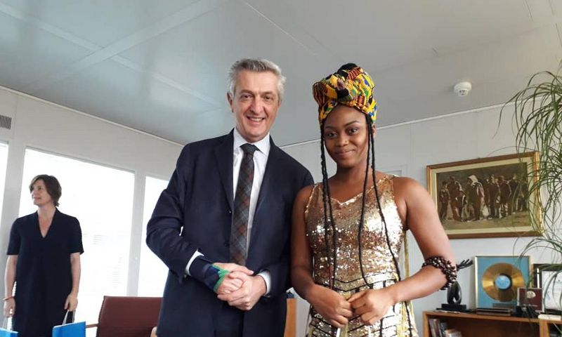 eShun spotted with United Nations High Commissioner in Switzerland