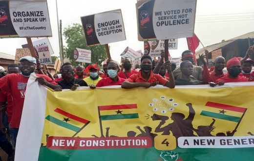 Demo against 1992 Constitution