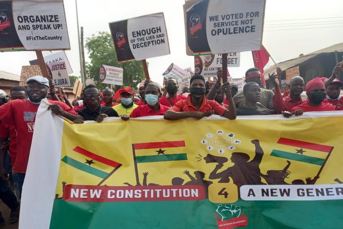 Demo against 1992 Constitution