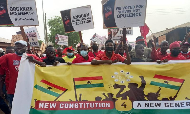 Demo against 1992 Constitution