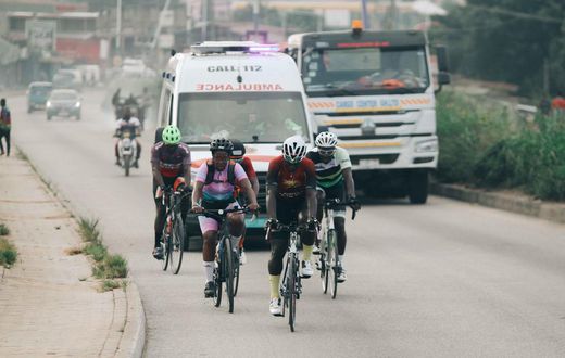 7 Ghanaians raise awareness on mental health by riding bicycle from Accra-Tamale-Accra