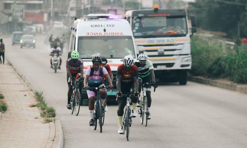 7 Ghanaians raise awareness on mental health by riding bicycle from Accra-Tamale-Accra