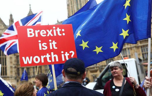 Brexit protest