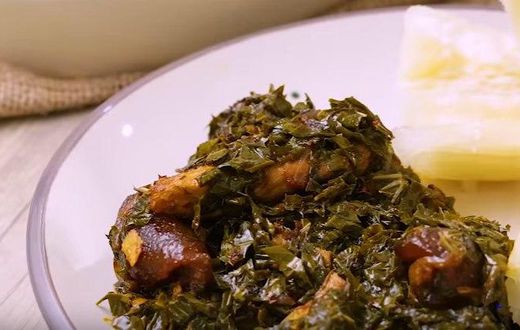 Cassava leaves stew