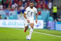 Jordan Ayew in action for Ghana
