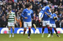 Glasgow, Scotland, 2nd January 2023. Ryan Kent of Rangers scored his teams first goal during the cinch Premiership match at Ibrox Stadium, Glasgow.