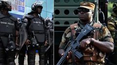 Soldiers and police clash at Accra Central headquarters