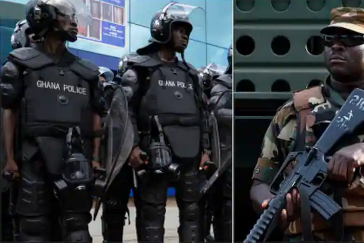 Soldiers and police clash at Accra Central headquarters