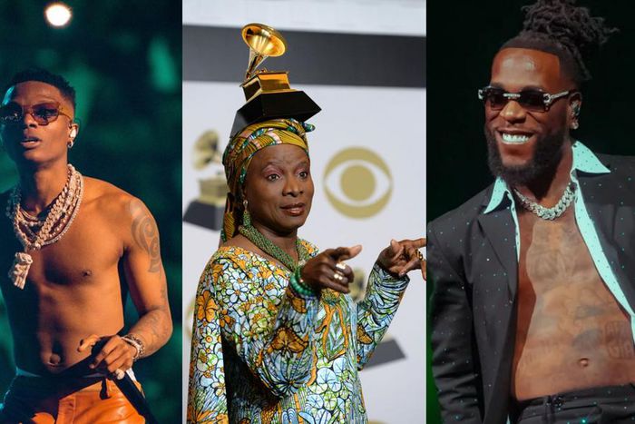 Burna Boy, Angelique Kidjo and Wizkid