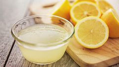 Lemon juice is loaded with Vit c that helps keep the skin bright and youthful