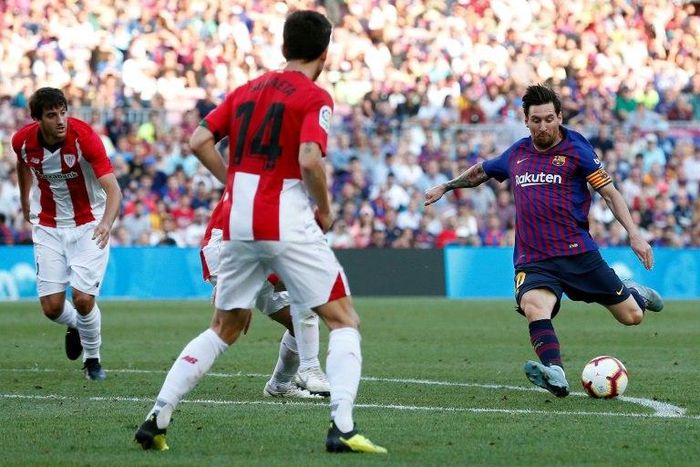 Lionel Messi came on early in the second half to help Barcelona salvage a draw at home to Athletic Bilbao on Saturday