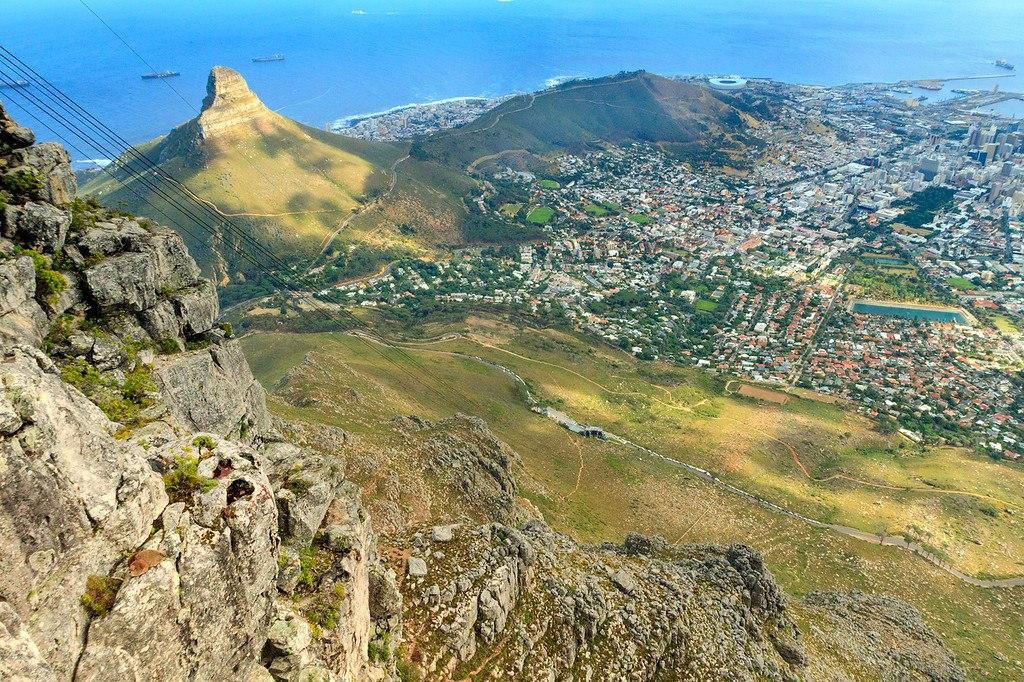 Cape Town Far Below