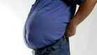 A man with a big belly