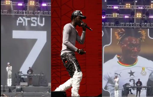 Watch: Black Sherif dedicates performance in Abu Dhabi to late Christian Atsu