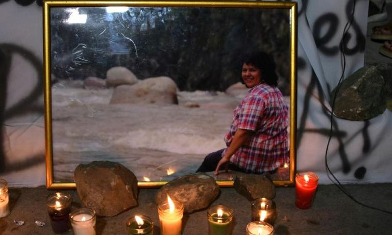 Prior to her murder Berta Caceres had received numerous death threats because she was mobilizing Lenca Indians against the construction of a hydroelectric power station on the territory of this ethnic group