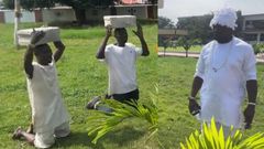 Ga Traditional leaders punish two extortionists for taking money from market women