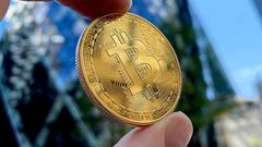 bitcoin cryptocurrency digital currencyEdward Smith/Getty Images