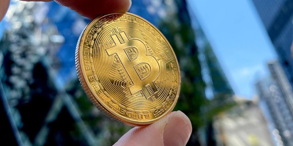 bitcoin cryptocurrency digital currencyEdward Smith/Getty Images