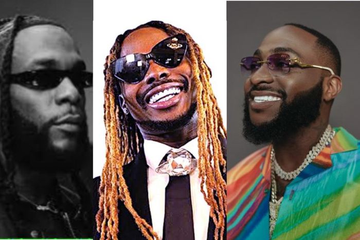 Burna, Davido and Asake
