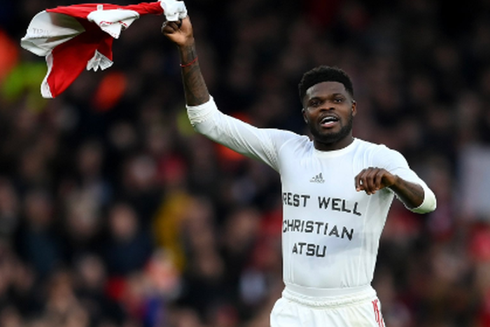 Thomas Partey explains tribute to Christian Atsu during Arsenal vs Bournemouth game