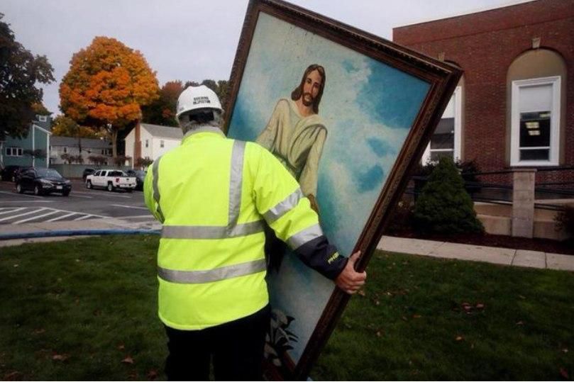 Survived Jesus painting