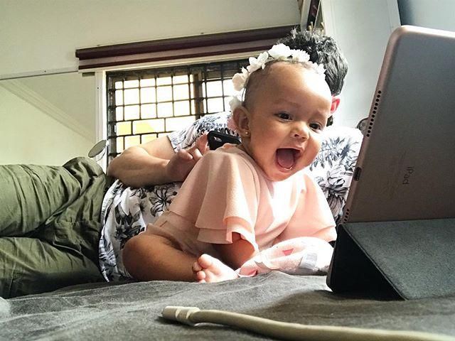 Baby Ryn and her daddy, Jamie Roberts