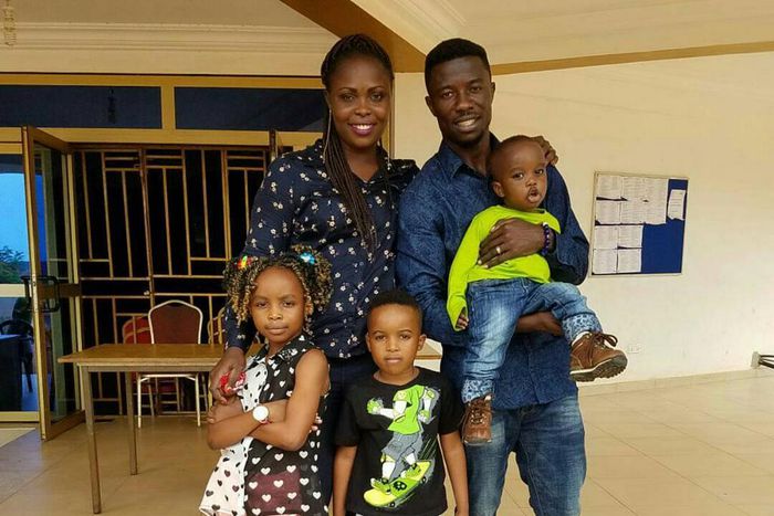 Kwaku Manu and his lovely family