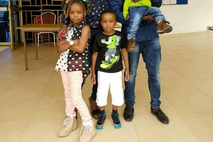Kwaku Manu and his lovely family