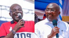 Kennedy Agyapong and Dr Mahamudu Bawumia
