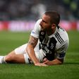 Juventus seemed on course for the last 16 minutes, but then Manchester United's Juan Mata equalised with a free-kick before Juve's Italian defender Leonardo Bonucci (pictured October 2018) turned into his own net